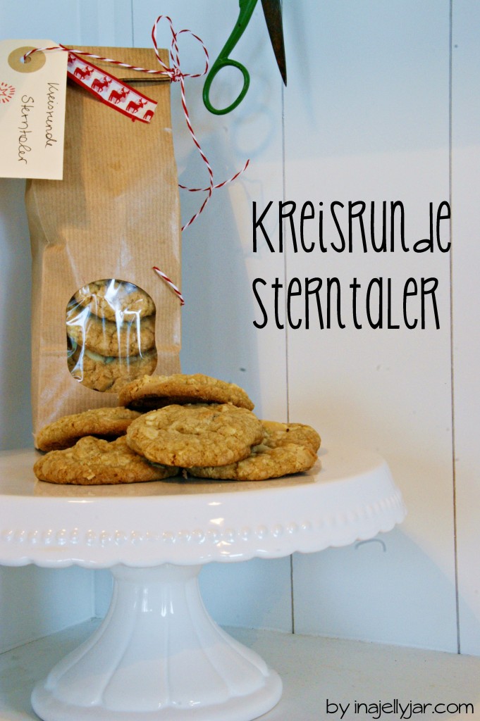 Kreisrunde Sterntaler | mit weißer Schokolade und Macadamia