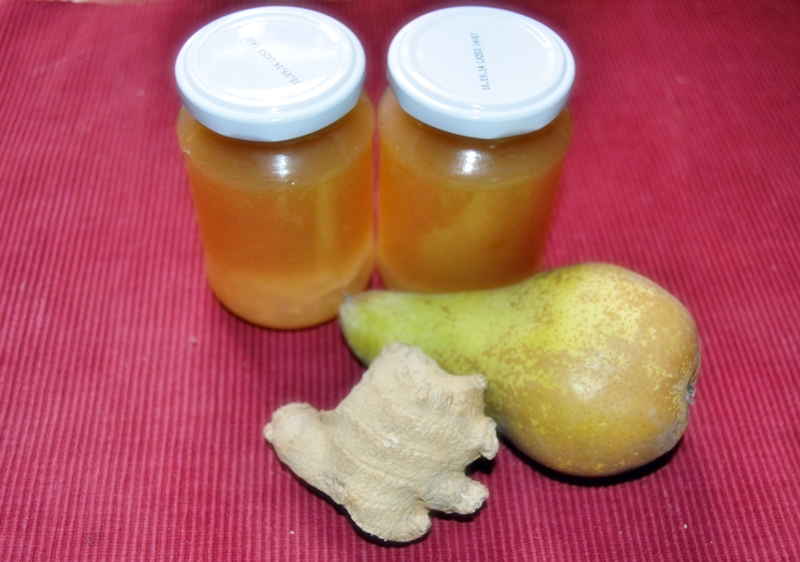 Birneningwermarmelade