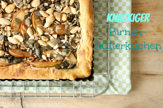 Birnenbutterkuchen