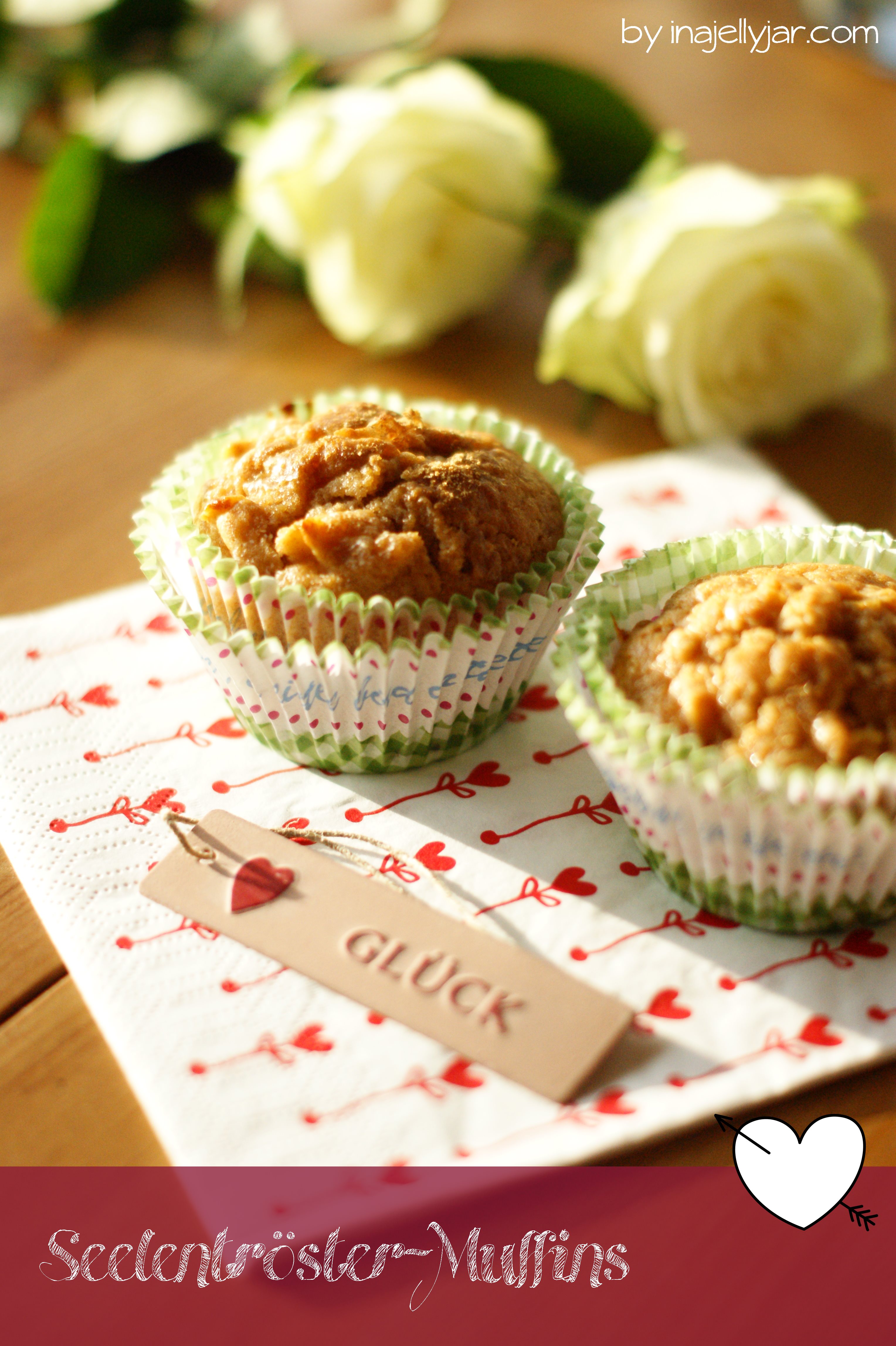 Honigmuffins mit karamellisierten Äpfeln