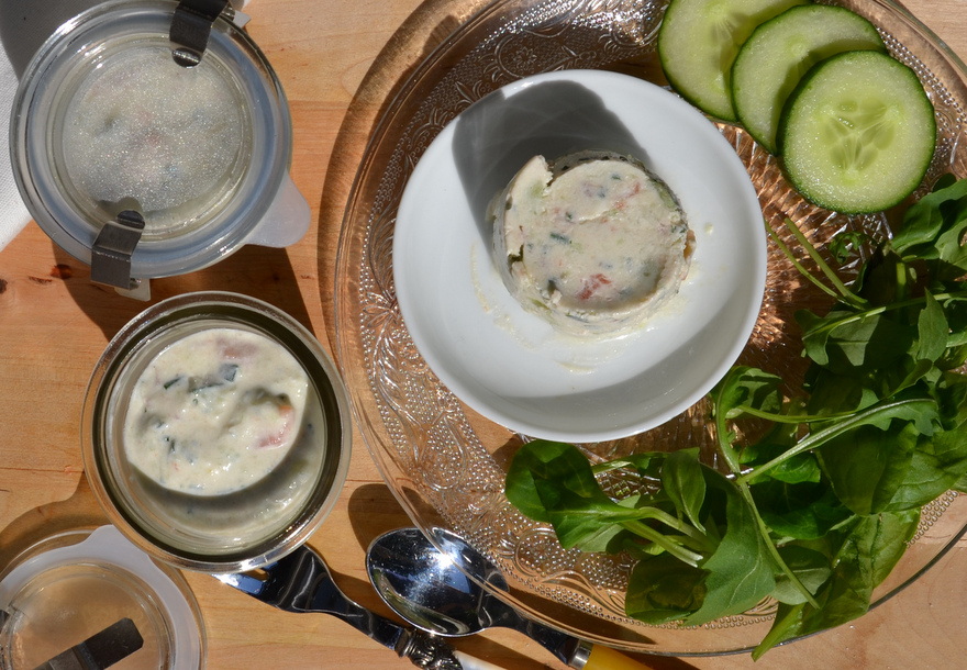 Räucherlachs-Gurkenterrine