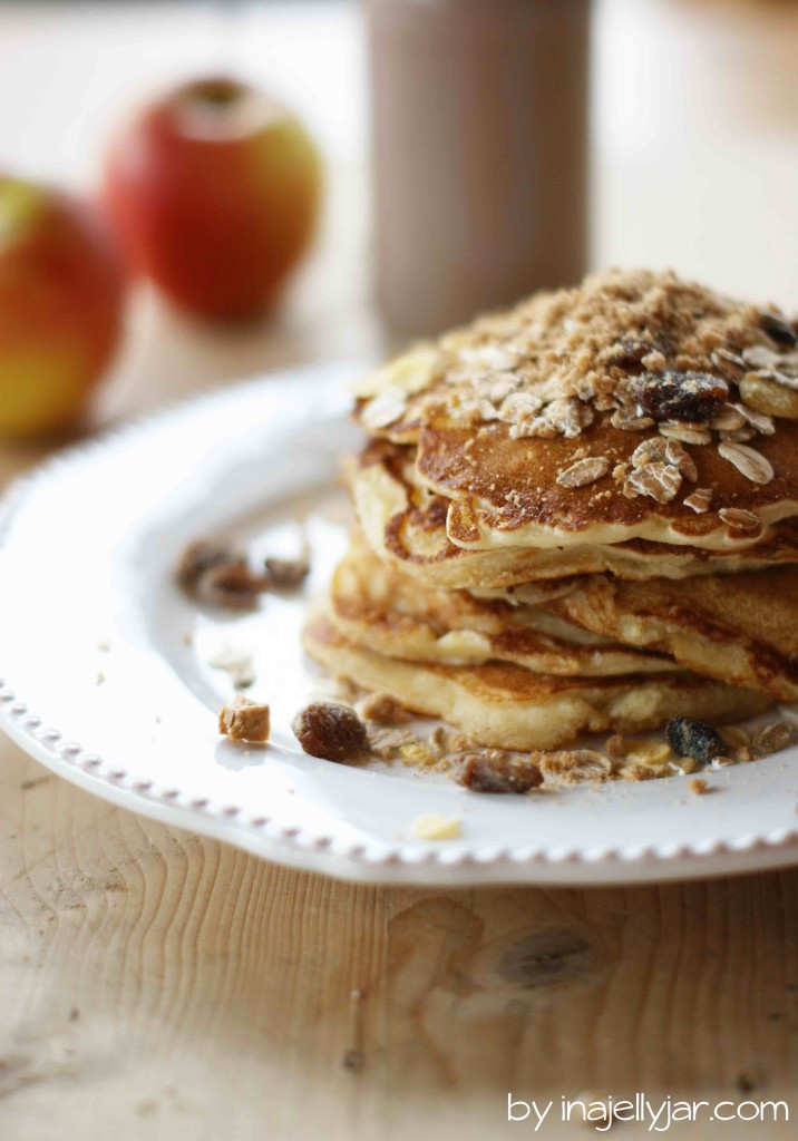 Fluffige Apfel-Spekulatius-Pancakes