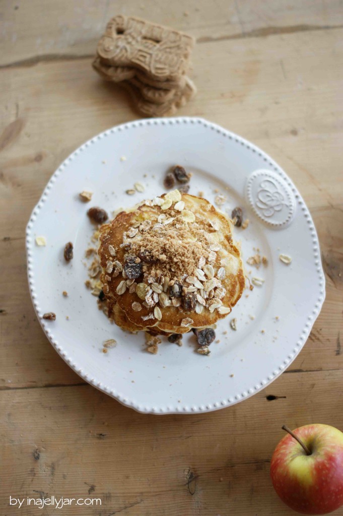 Fluffige Apfel-Spekulatius-Pancakes