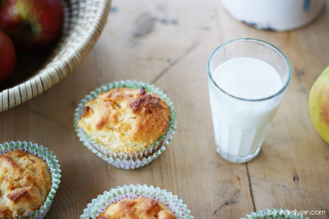 Einfache Apfelmuffins | saftig, einfach und schnell