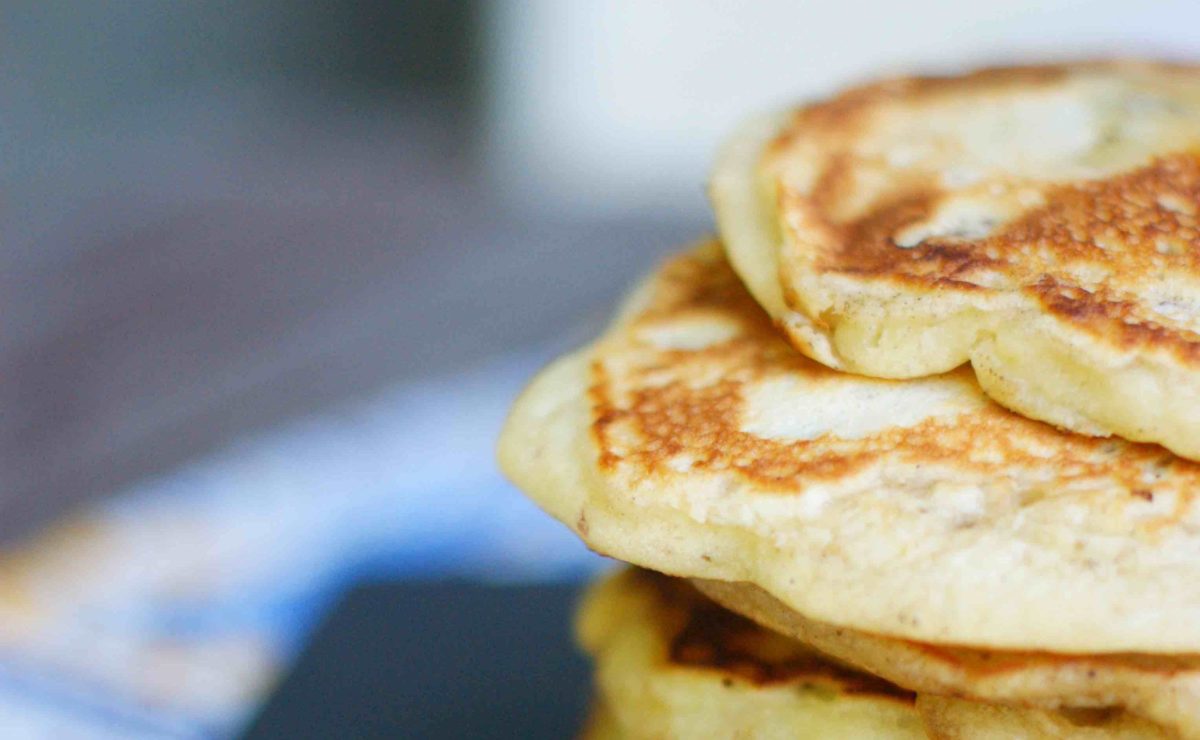 Bananen-Nuss Pancakes | luftig, leicht und nussig