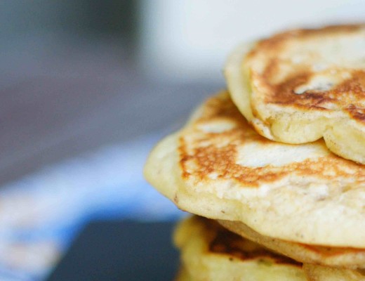 Bananen-Nuss Pancakes mit Pekannüssen