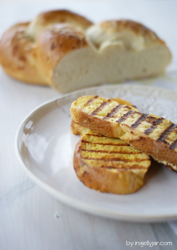 French Toast aus Brioche mit Zitrone