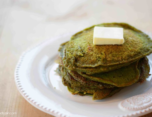 einfache Matcha-Pancakes