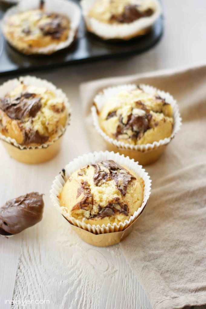 Nutella-Cheesecake-Muffins