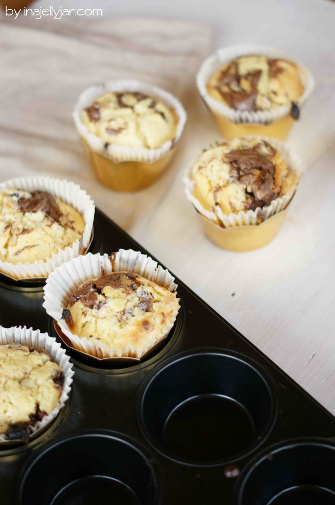 Nutella-Cheesecake-Muffins