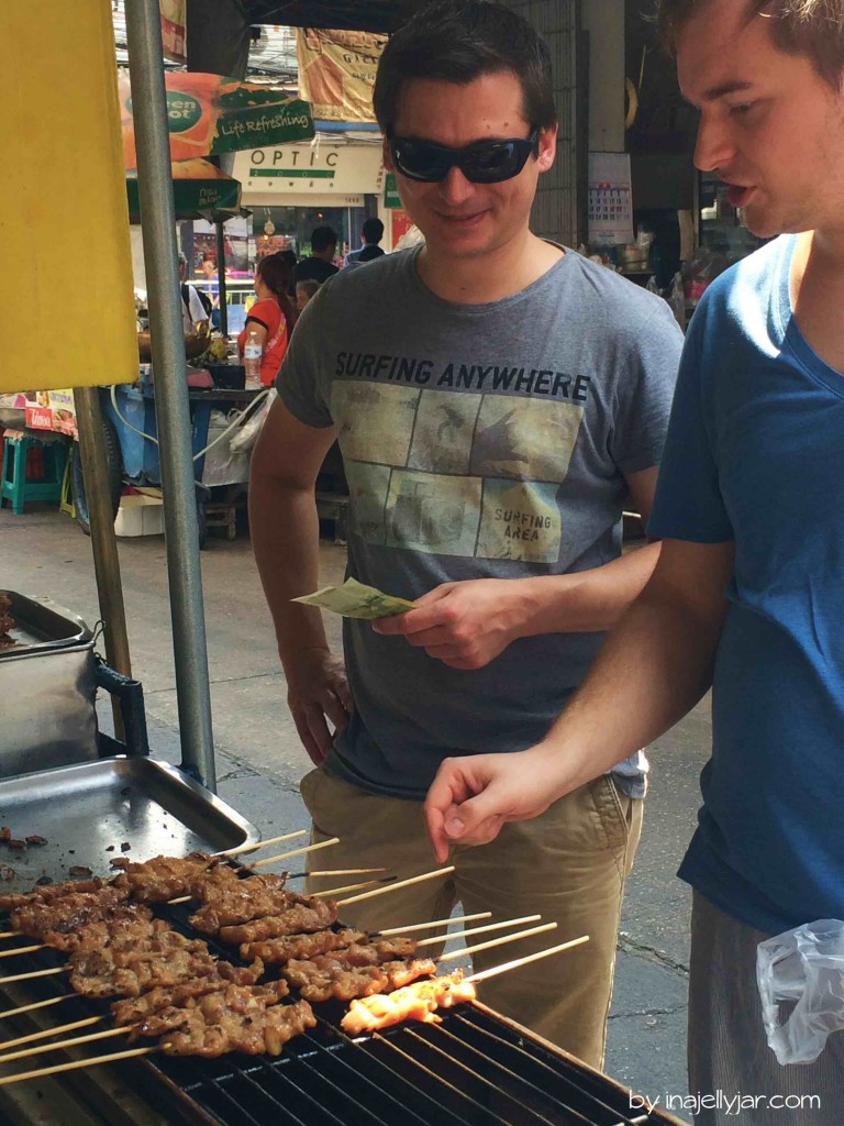 Spießchen - Foodstreet in Bangkok, Thailand