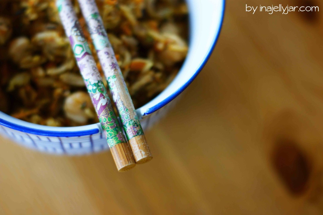 Veganer Bratreis mit Kichererbsen | orientalisch und einfach Veganer Bratreis mit Kichererbsen | orientalisch und einfach