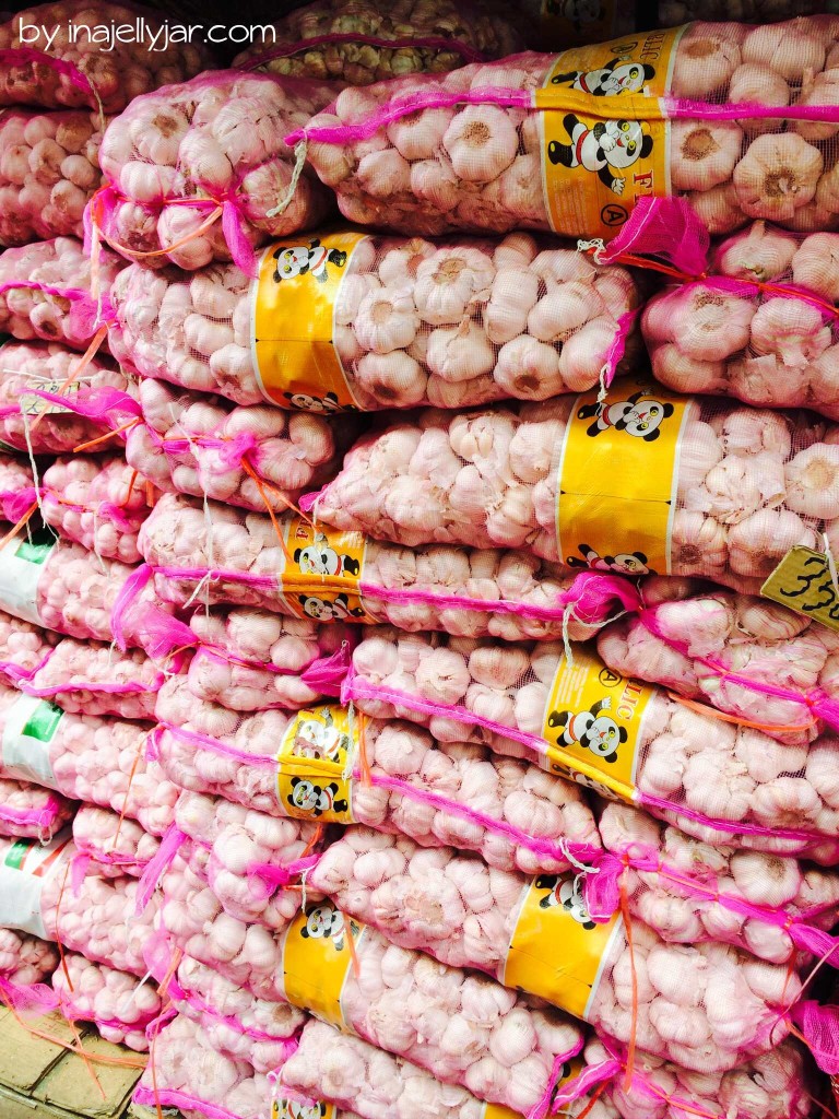Knoblauch in Chinatown, Bangkok, Thailand