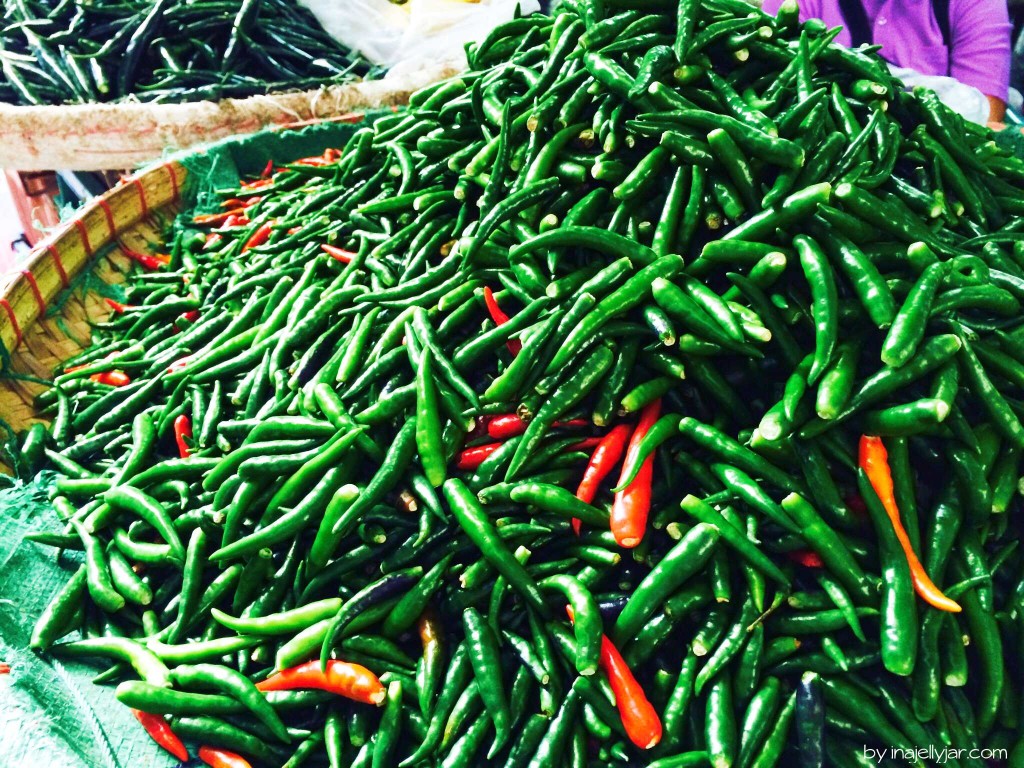 Chinatown in Bangkok: frische Chillie