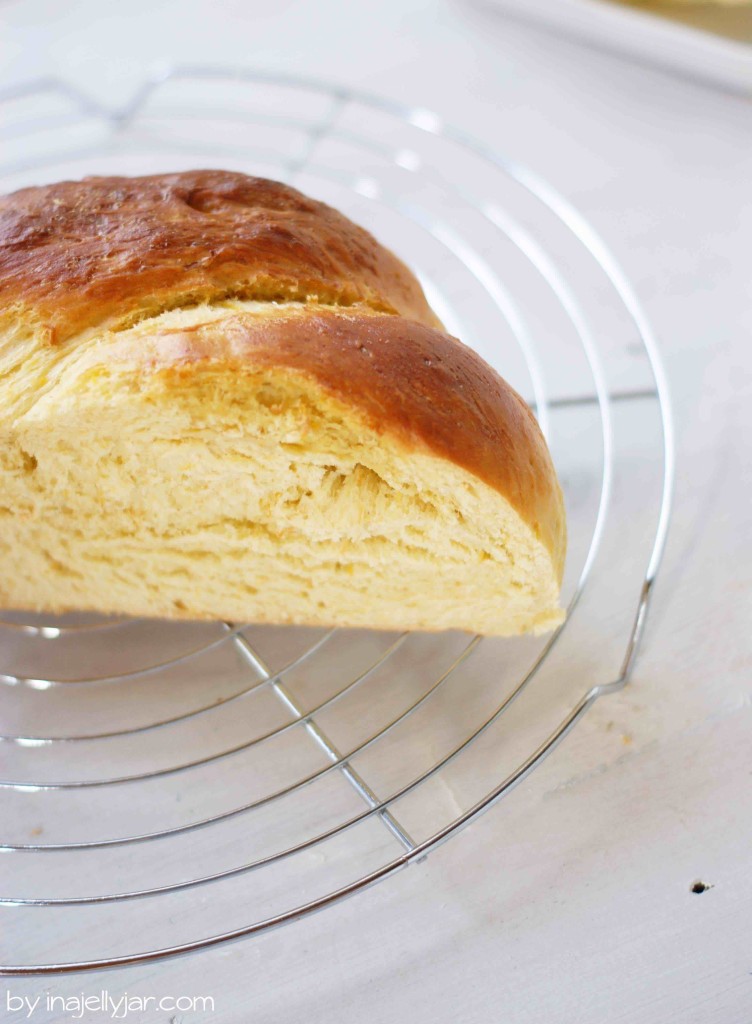 super fluffiges Karotten-Challah Brot