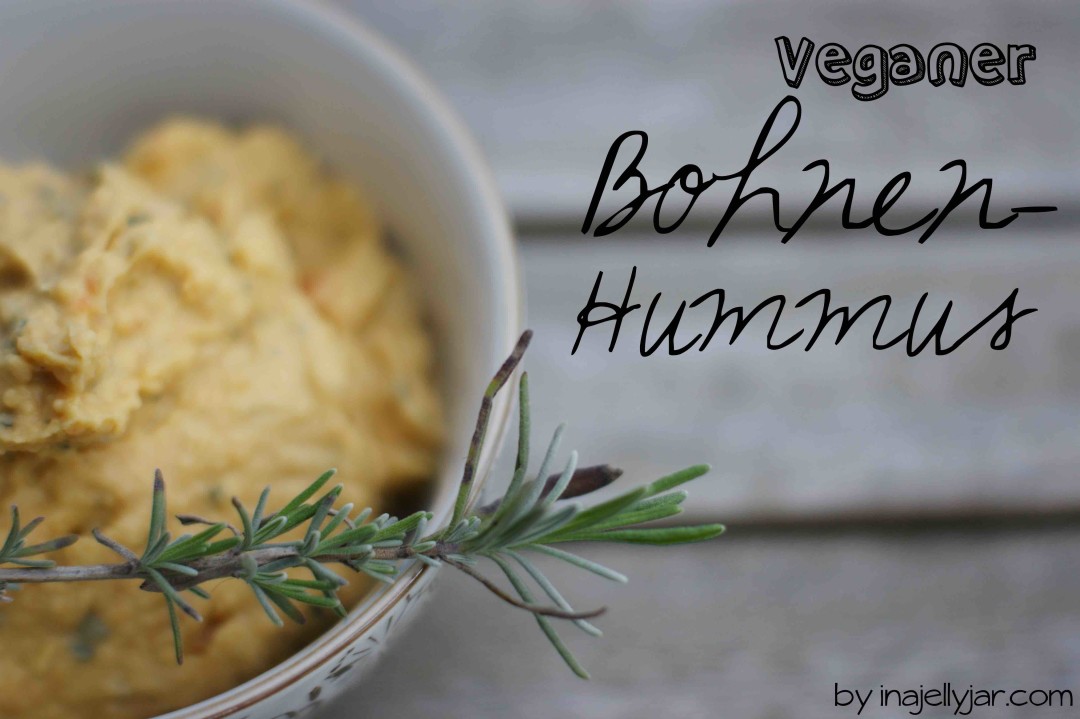 Veganer Bohnenhummus mit Karotten