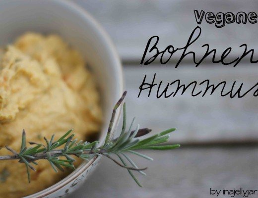 Veganer Bohnenhummus mit Karotten