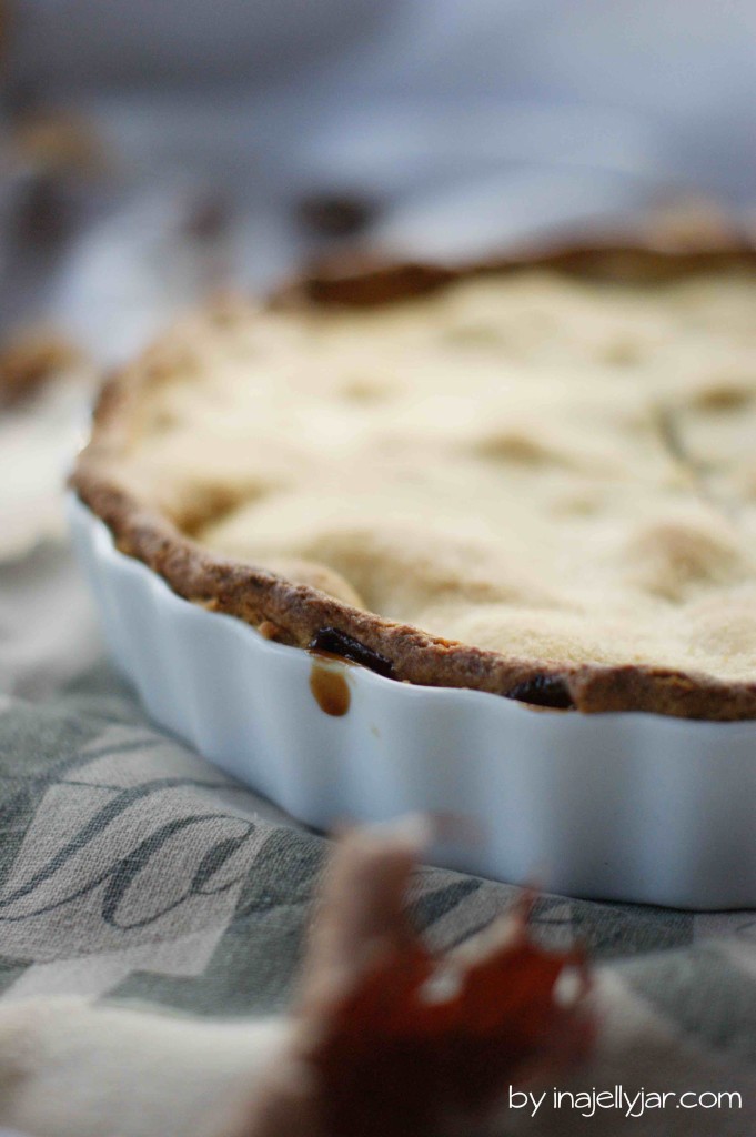 Californian Walnut Pie aus zartem Mürbteig mit Walnuss-Marmelade-Füllung