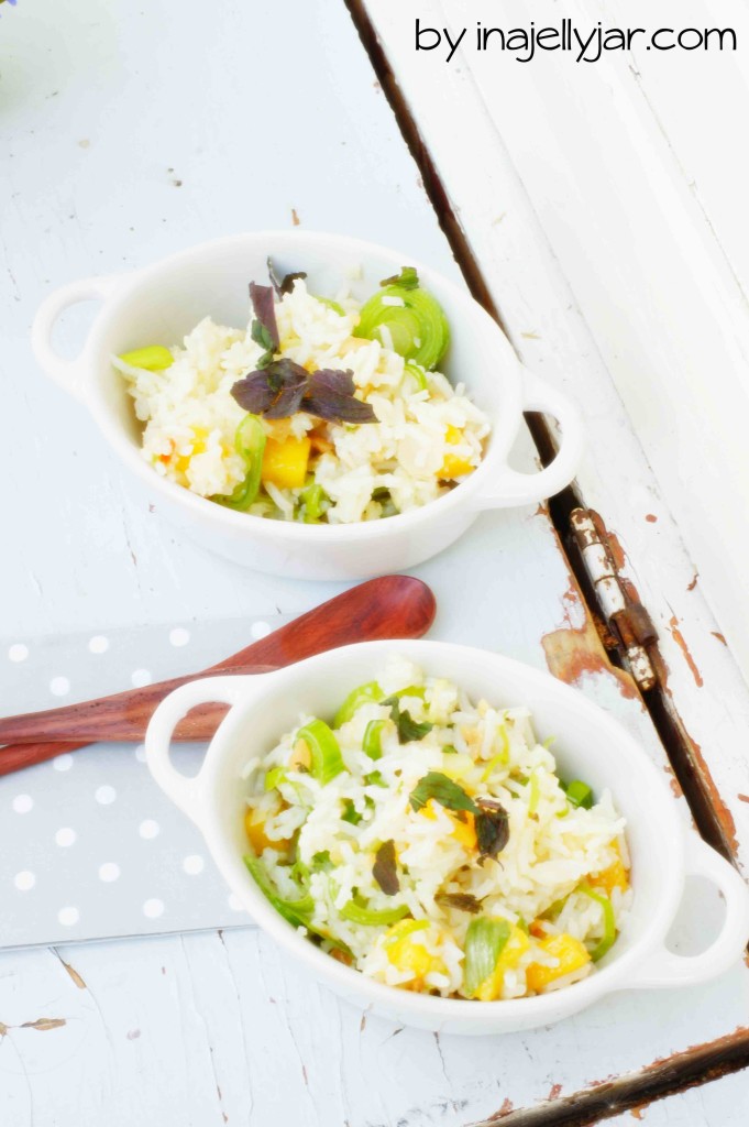 Schneller Reissalat mit Mango - das ideale Sommergericht