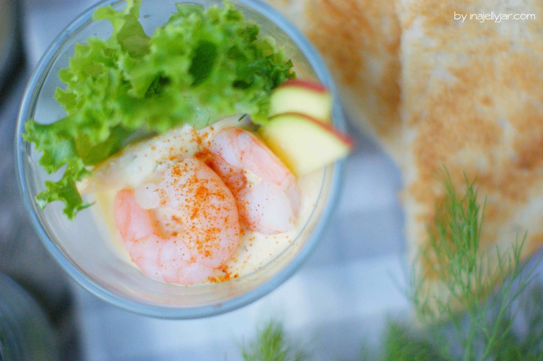 Shrimpscocktail mit Jogurt-Mango-Saunce