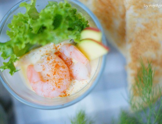 Shrimpscocktail mit Jogurt-Mango-Saunce