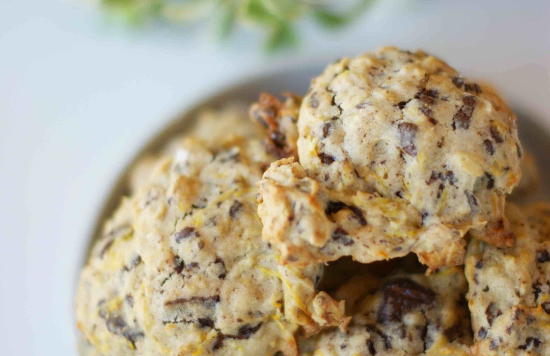 Zucchinicookies mit Schokolade und Gewürzen