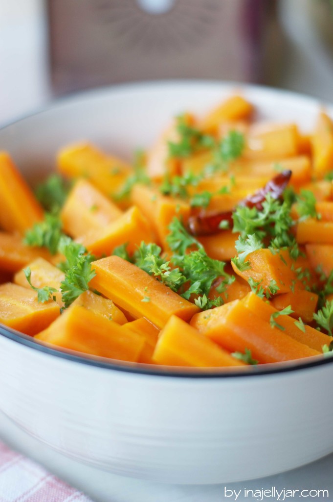 Orientalischer Karottensalat mit Gewürzen - ideal für die Mezze-Platte