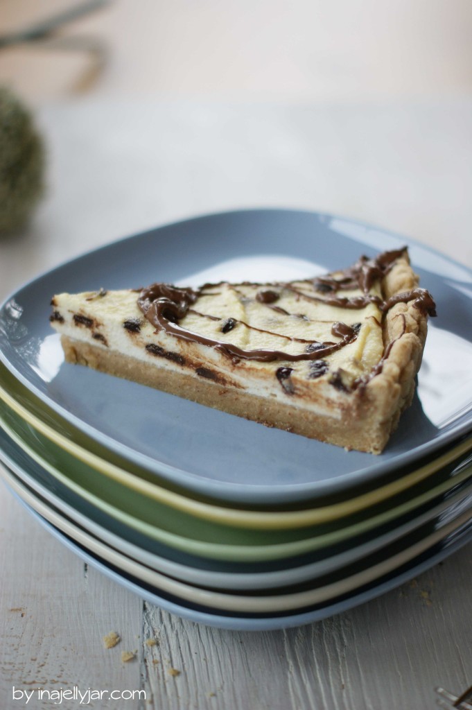 Cremige Cannoli-Tarte mit Ricotta und Schokolade