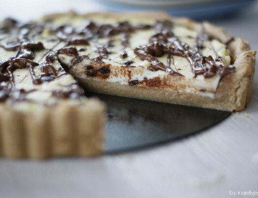 Cremige Cannoli-Tarte mit Ricotta und Schokolade