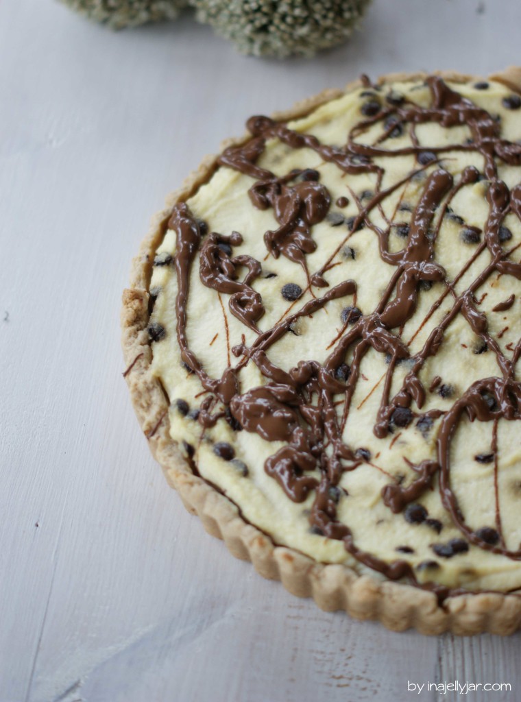 Cremige Cannoli-Tarte mit Ricotta und Schokolade