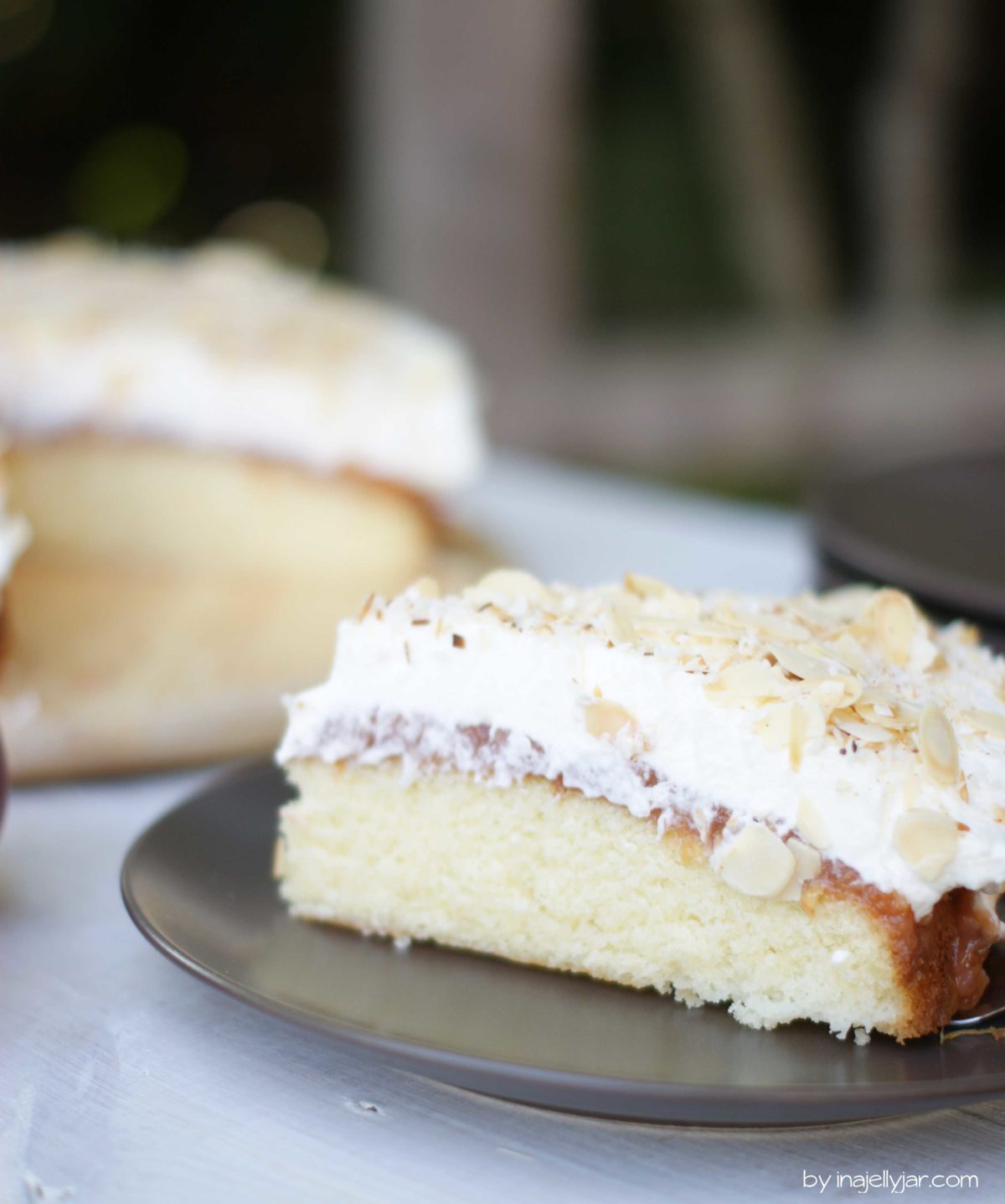 Pfirsich-Amaretto-Sahnetorte | fruchtig, sahnig, cremig