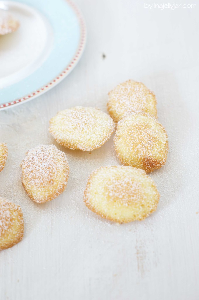 zarte Rosenwasser-Madeleines