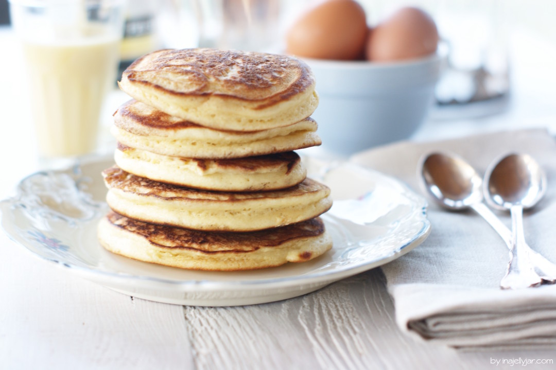 fluffige Eierlikör Pancakes