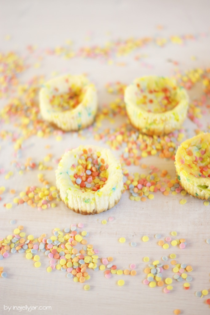 Mini-Cheesecake mit Funfetti