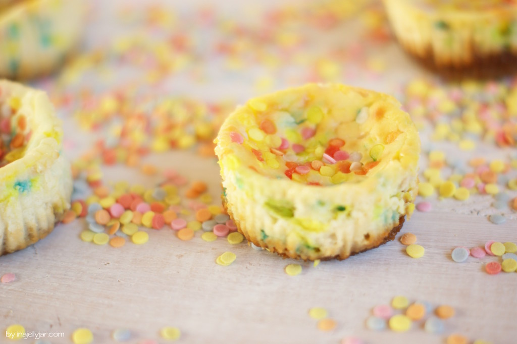 Mini Konfetti Cheesecakes