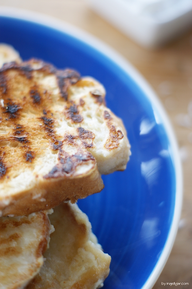 Eierlikör French Toast aus Brioche