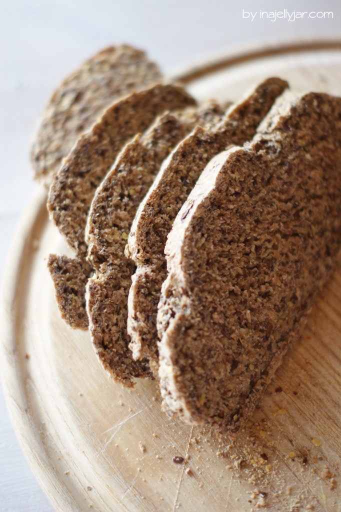 gesundes Leinsamenbrot