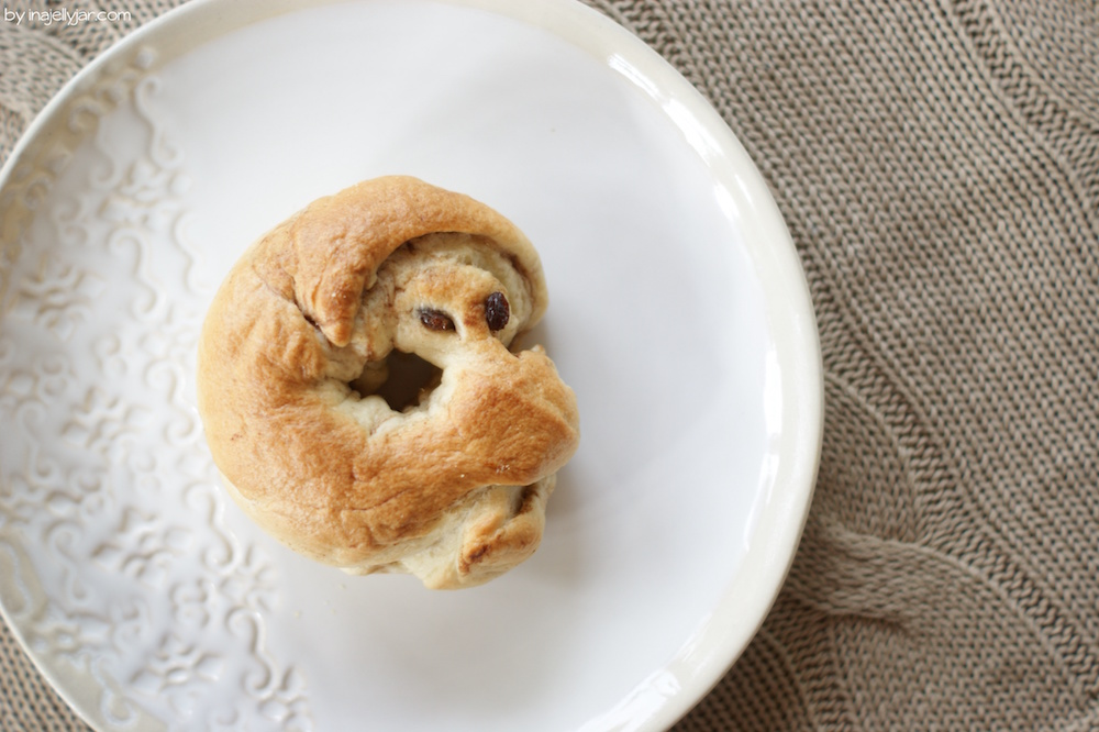 Bagels mit Zimt und Rosinen