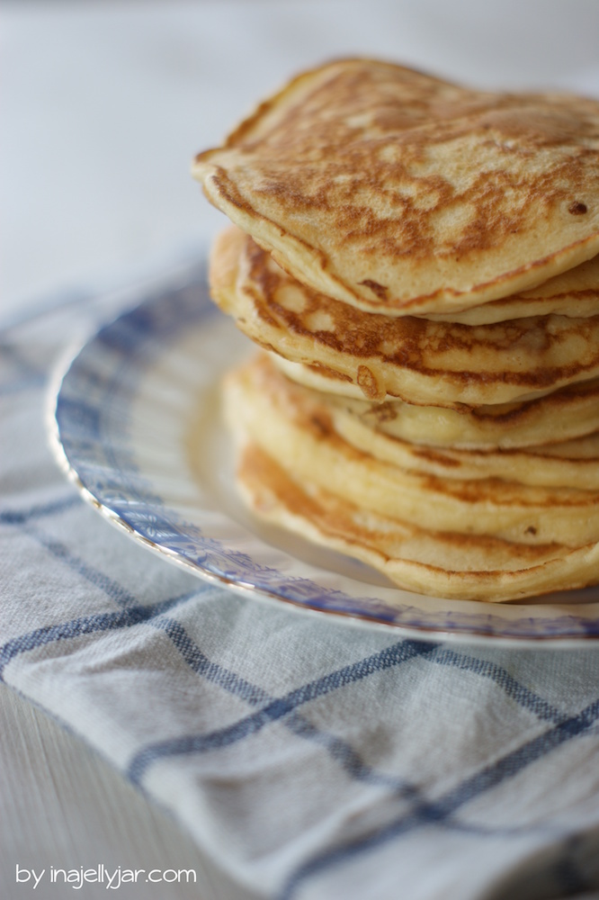 Pancakes mit griechischem Jogurt