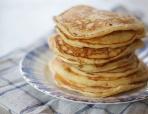 Frühstücks-Idee: Pancakes mit griechischem Jogurt