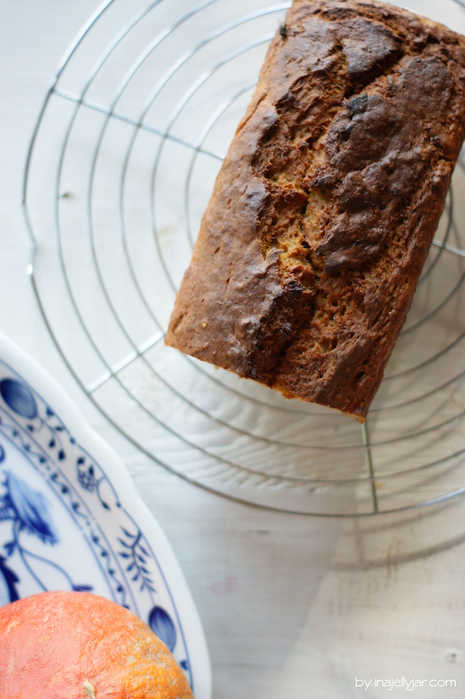 Herbst-Kuchen: Bananenbrot mit Kürbis