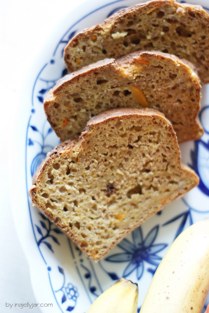 Herbst-Kuchen: Bananenbrot mit Kürbis
