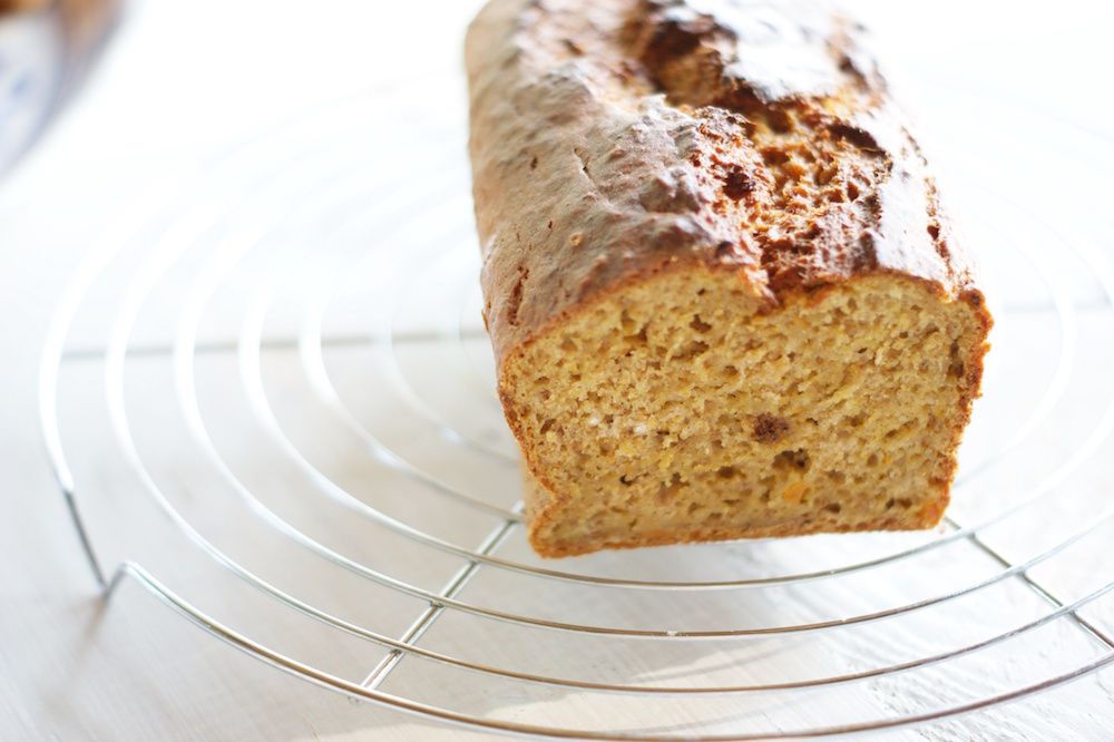 Herbst-Kuchen: Bananenbrot mit Kürbis