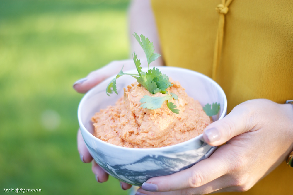 Hummus mit gerösteter Paprika-Rezept