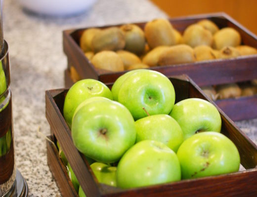 Frische Äpfel im Hotel Zeitgeist Wien
