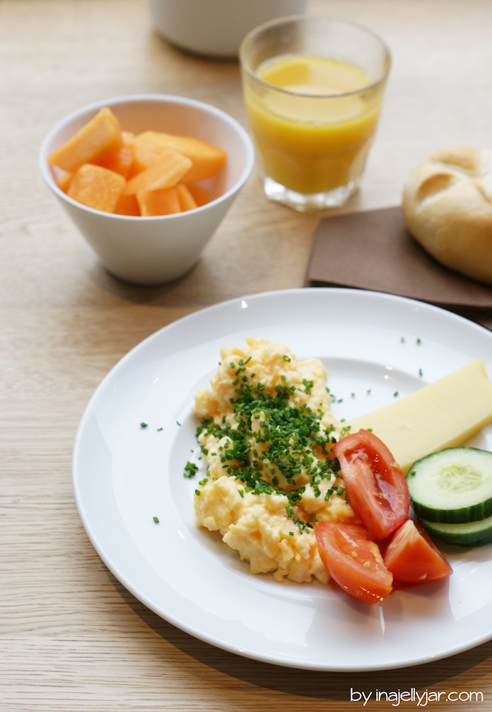 Eierspeise im Hotel Zeitgeist Wien