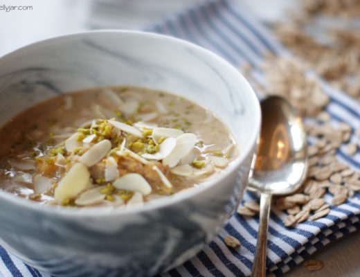 Herbstliches Kürbis Porridge