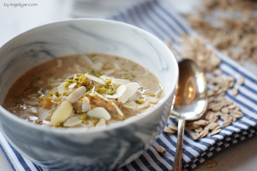 Herbstliches Kürbis Porridge