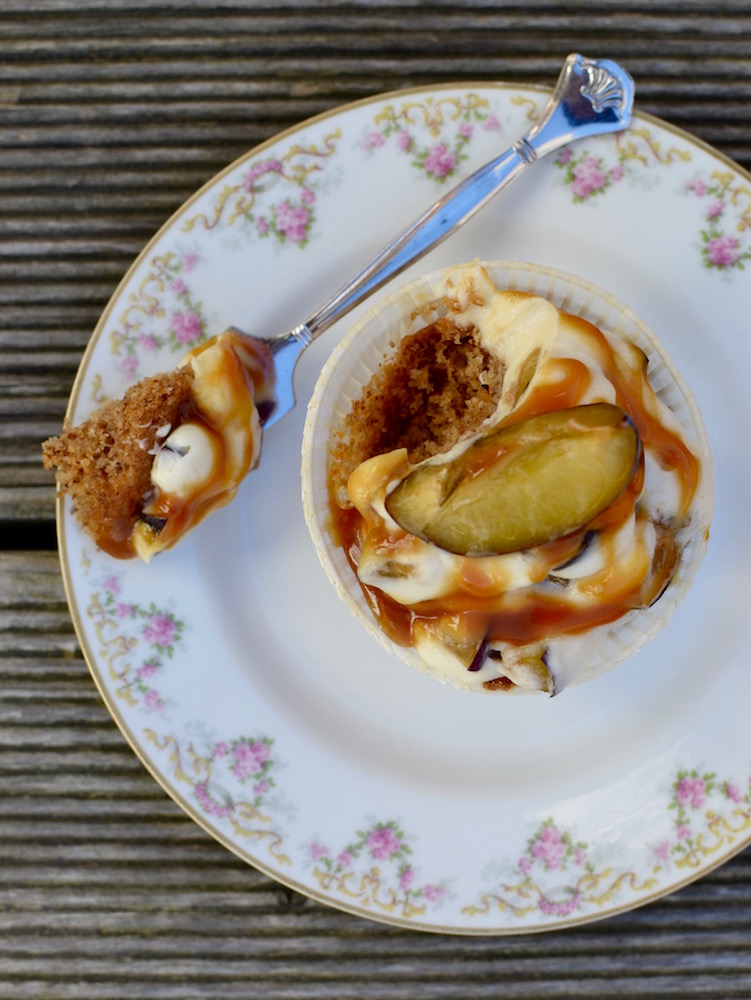Cupcakes mit Walnüssen und Mascarpone