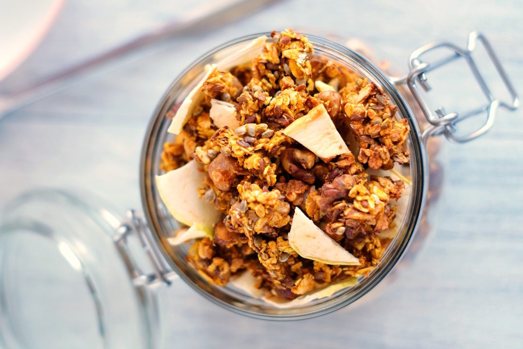 Kürbis Knuspermüsli Granola selbstgemacht